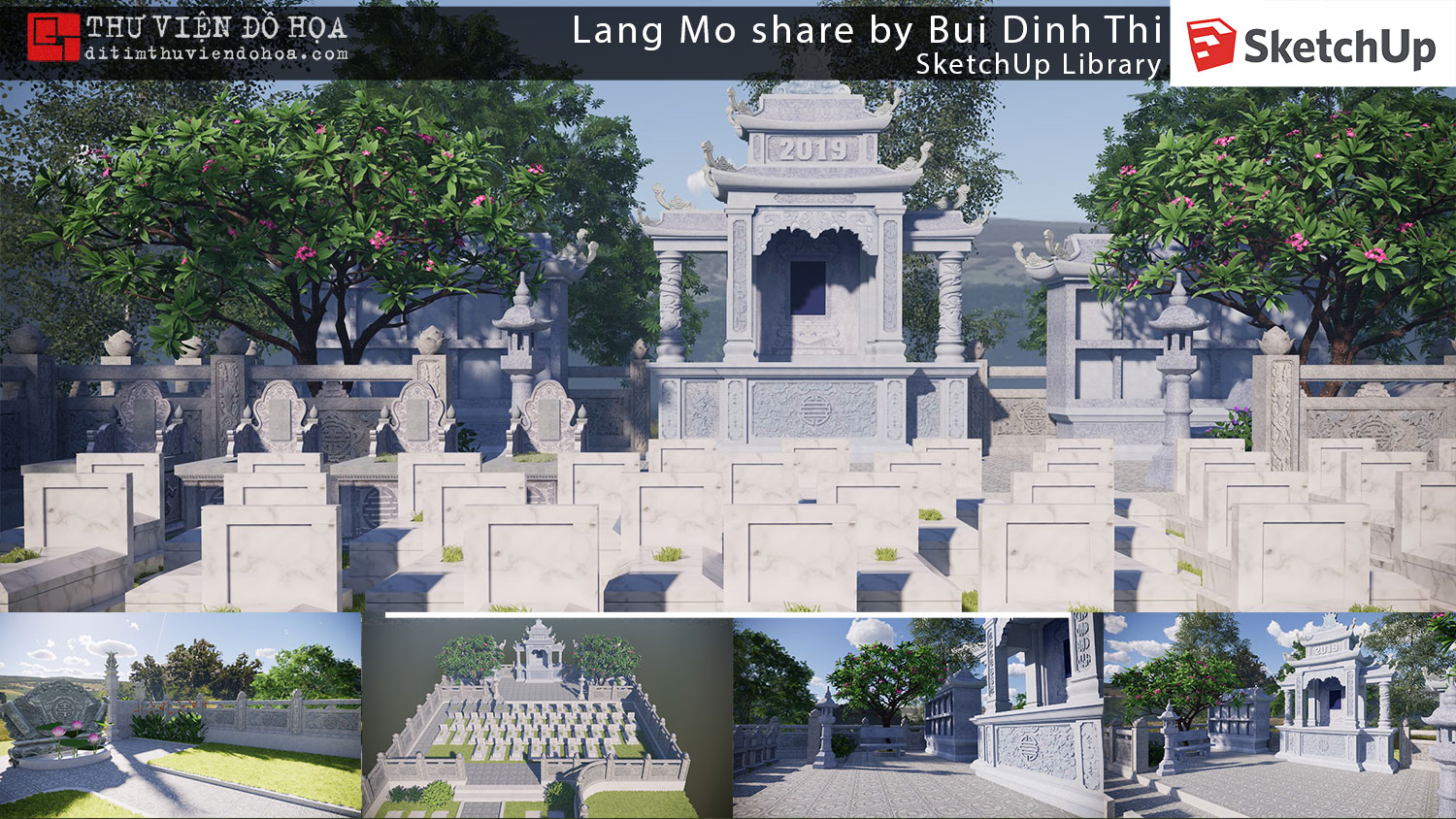 Sketchup Library – Lang Mo share by Bui Dinh Thi post thumbnail image