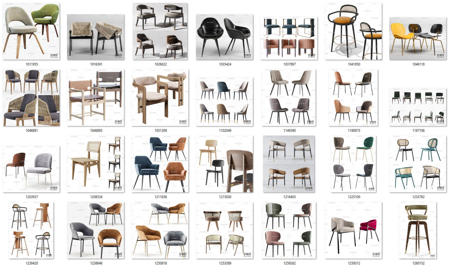 28 models ghế 3dsmax | 28-102 Single chair-008-102-TV [ Free ] post thumbnail image