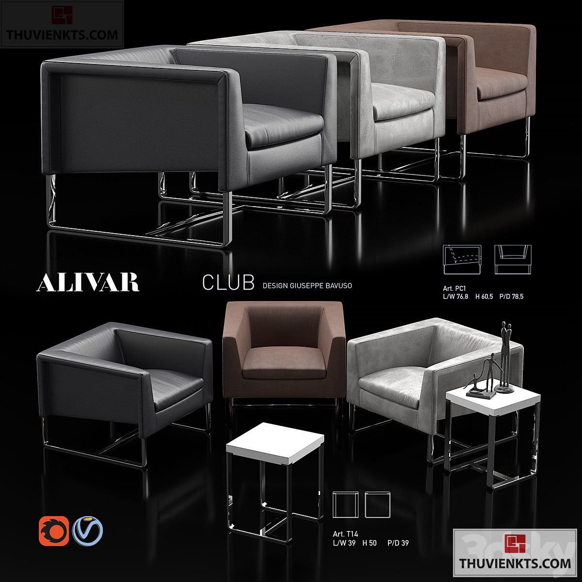 [VIP] Arm chair-1742299.5a9a6f7e88214-3dsmax - THƯ VIỆN ĐỒ HỌA